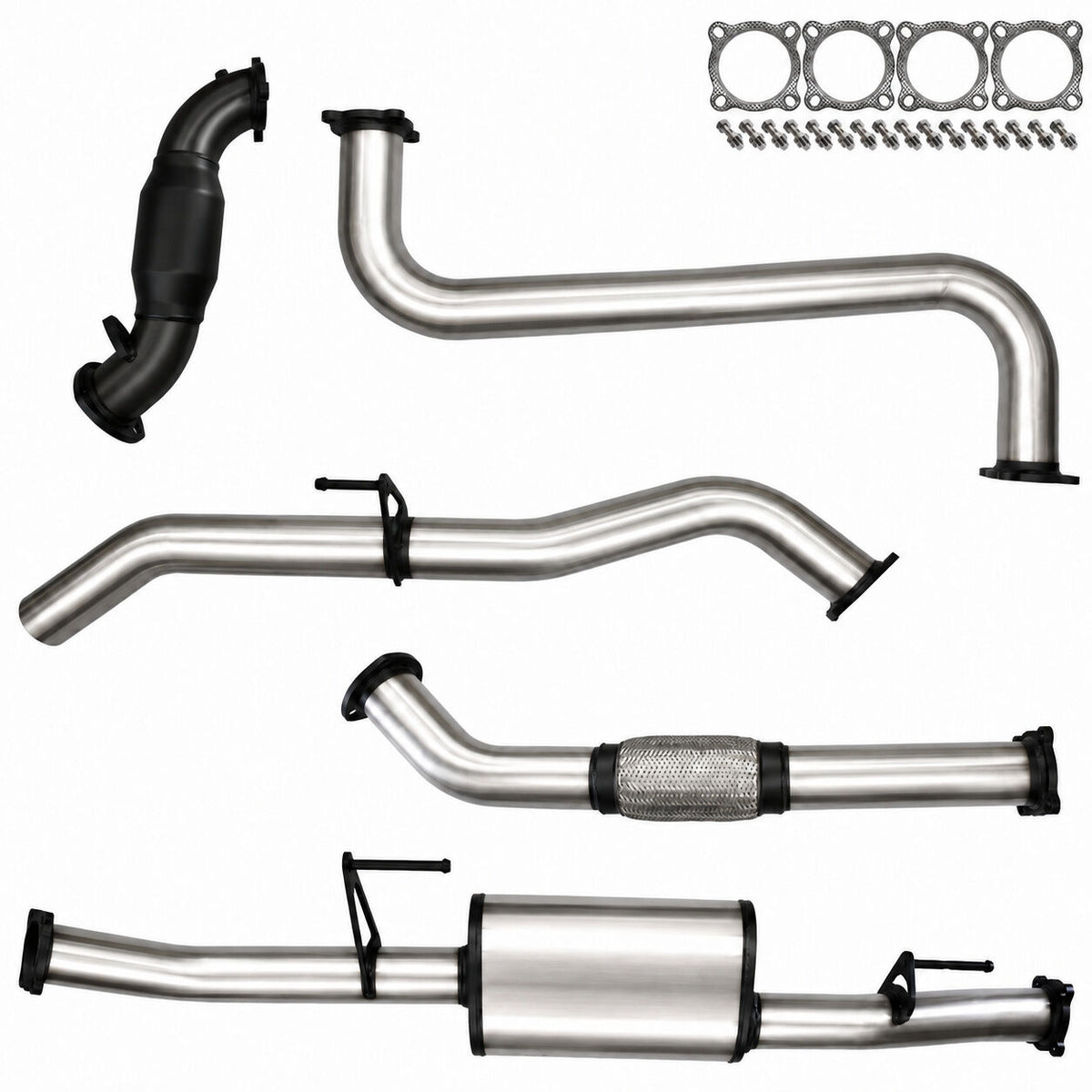 Nissan D40 Navara Exhaust 2.5L Manual Turbo Back 3" Systems