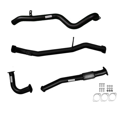 #Black - Aluminised Steel, #Pipe Only, #No Dump Pipe