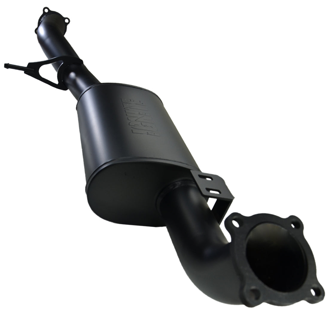 #Black - 409 Stainless Steel, #Muffler, #No Dump Pipe