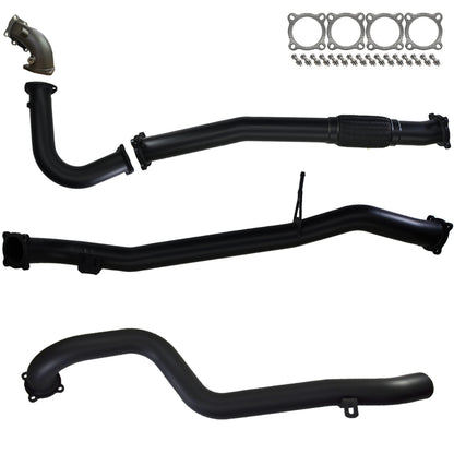 #Black - 409 Stainless Steel, #Pipe Only, #With Dump Pipe