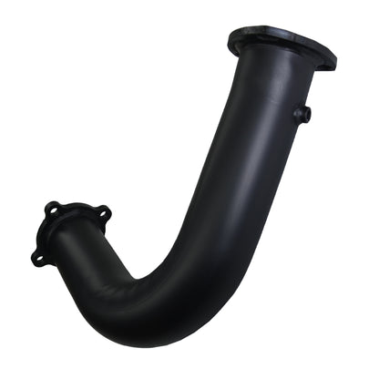 #Black - 409 Stainless Steel, #Pipe Only, #No Dump Pipe