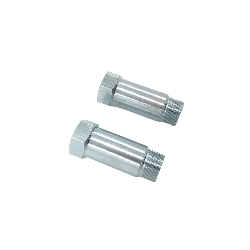 2 x Car O2 Oxygen Sensor Extender Spacer Adapter 55mm M18 x 1.5