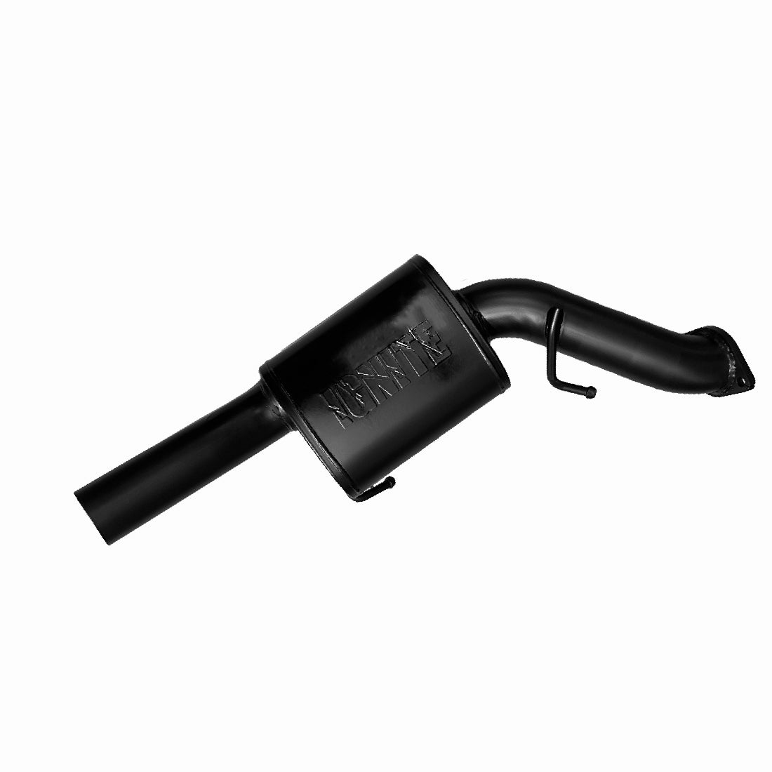 #Black - Aluminised Steel, #Hotdog & Muffler, #Cat Back