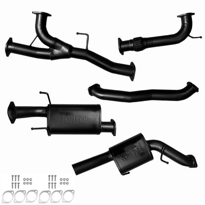 #Black - Aluminised Steel, #Mufflers, #Cat Back