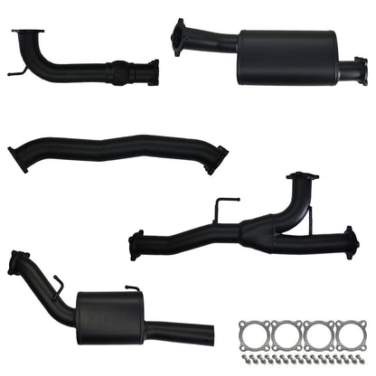 #Black - 409 Stainless Steel, #Mufflers, #Cat Back