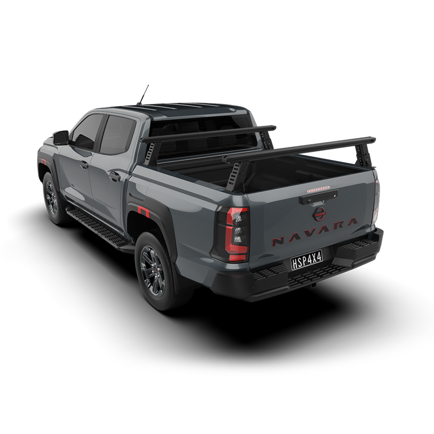 HSP Load Rack JNR Tub Rack suits Nissan Navara D27 2026+ Fits Dual Cab Direct To Tub - Full set (Front & Rear Legs)