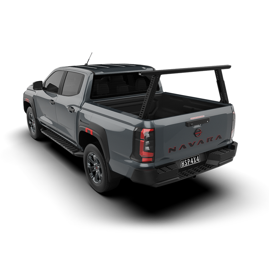 HSP Load Rack Pro Ladder Rack suits Nissan Navara D27 2026+ Fits Dual Cab Tub - Rear Leg Only