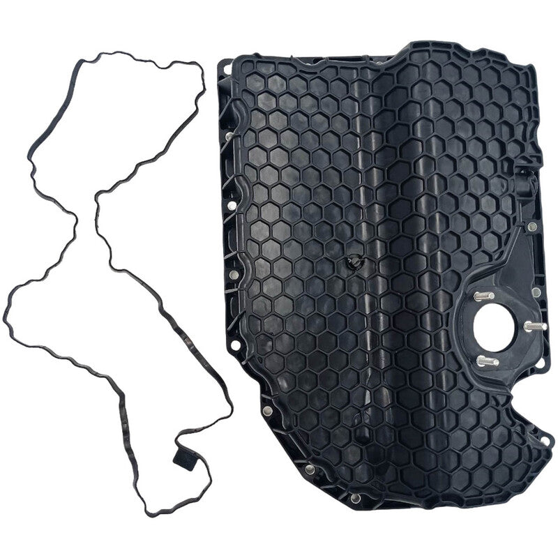 Black Oil Sump Pan Fit For Volkswagen Arteon Golf Alltrack Passat Tiguan 5N AD1 Audi A1 A3 S3 Q2 Q3 TT Skoda Kodiaq With Gask