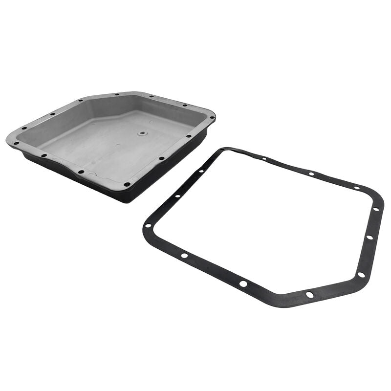 Automatic Transmission Oil Pan Aluminum Finned Black GM Turbo TH350 Extra Capacity