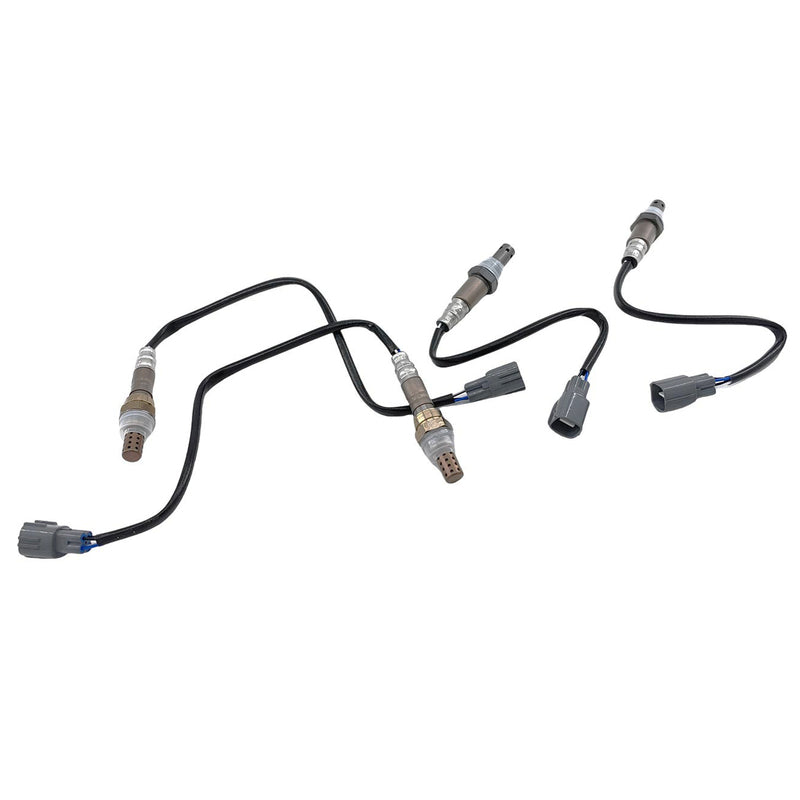 4 x Front + Rear Oxygen Sensors Kit Fit For Subaru Liberty Outback EZ30D EZ30R 22641AA25A