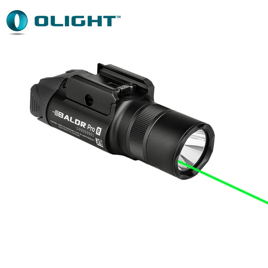 Olight BALDR Pro Rail Mount Light w Green Laser - 1350lm