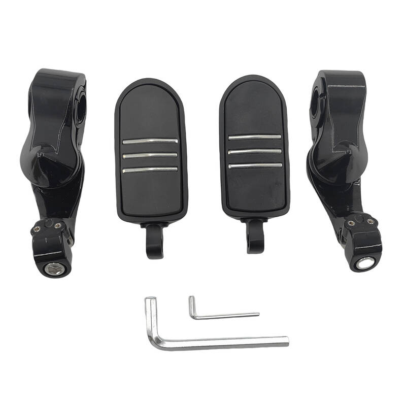 Highway Footpegs Pegs 1.25" Fit For Harley Touring Street Glide Electra Glide Road