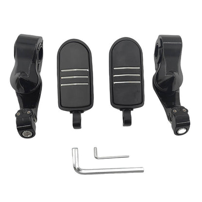 Highway Footpegs Pegs 1.25" Fit For Harley Touring Street Glide Electra Glide Road