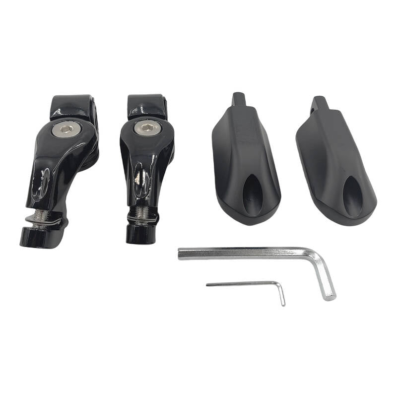 Highway Footpegs Pegs 1.25" Fit For Harley Touring Street Glide Electra Glide Road