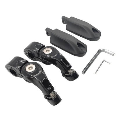 Highway Footpegs Pegs 1.25" Fit For Harley Touring Street Glide Electra Glide Road