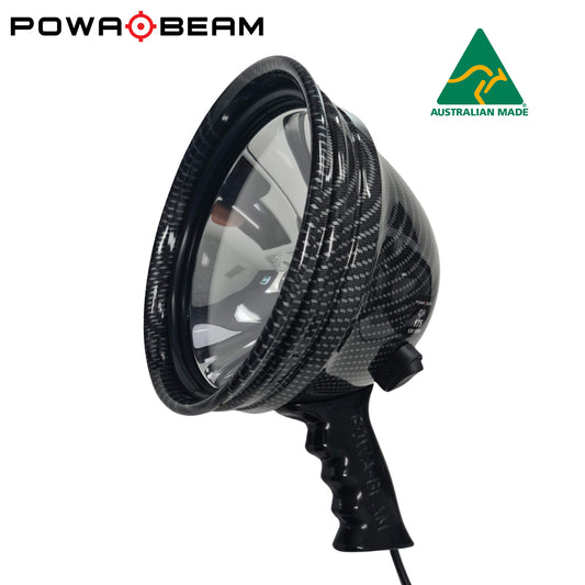 175mm /7" QH 100W Carbon Fibre Style Hand Held Spotlight