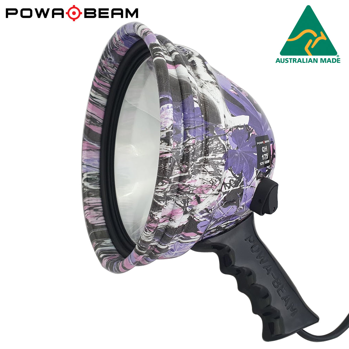175mm /7" QH 100W Hand Held Pink Camo Spotlight