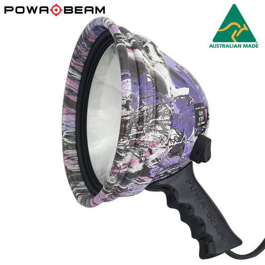 175mm /7" QH 100W Hand Held Pink Camo Spotlight