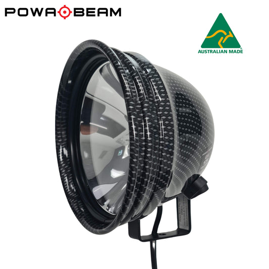 175mm/7" QH 100W Carbon Fibre Style Spotlight with Bracket