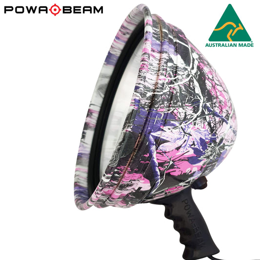245mm/9" QH 100W Hand Held Pink Camo Spotlight
