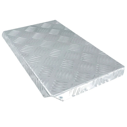 4 Pcs Aluminium Checker Plates Mudguards 4X4 Ute 470 x 285 x 2.5mm