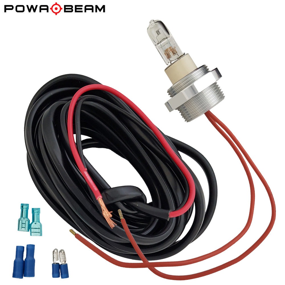 Powa Beam Adjustable Focus Quartz Halogen Bulb Kit