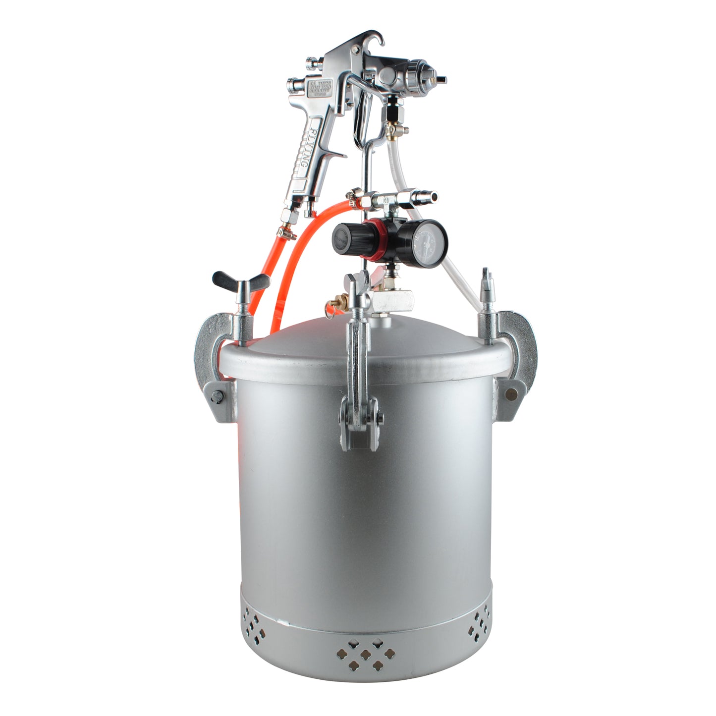Pressure Tank Pot With Spray Gun Gauge Hose House DIY Painting Air Tools 10Litre