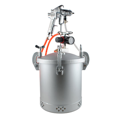 Pressure Tank Pot With Spray Gun Gauge Hose House DIY Painting Air Tools 10Litre