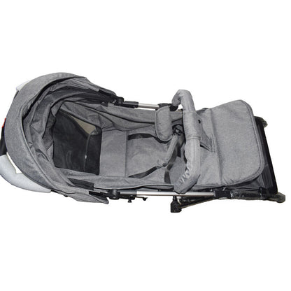 Grey Baby Stroller Foldable Carriage Infant Travel Pram Kids Toddler Pushchair