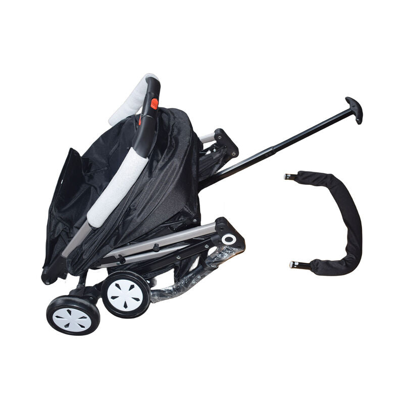 Black Baby Stroller Foldable Carriage Infant Travel Pram Kids Toddler Pushchair