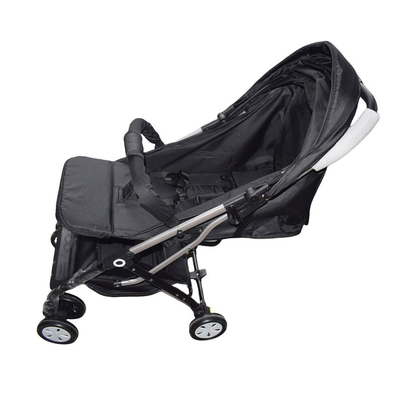 Black Baby Stroller Foldable Carriage Infant Travel Pram Kids Toddler Pushchair