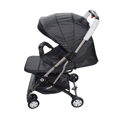 Black Baby Stroller Foldable Carriage Infant Travel Pram Kids Toddler Pushchair