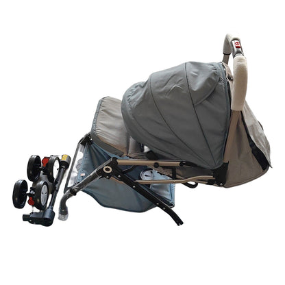 Blue Lightweight Compact Baby Stroller Pram Easy Fold Travel Carry on Plane New