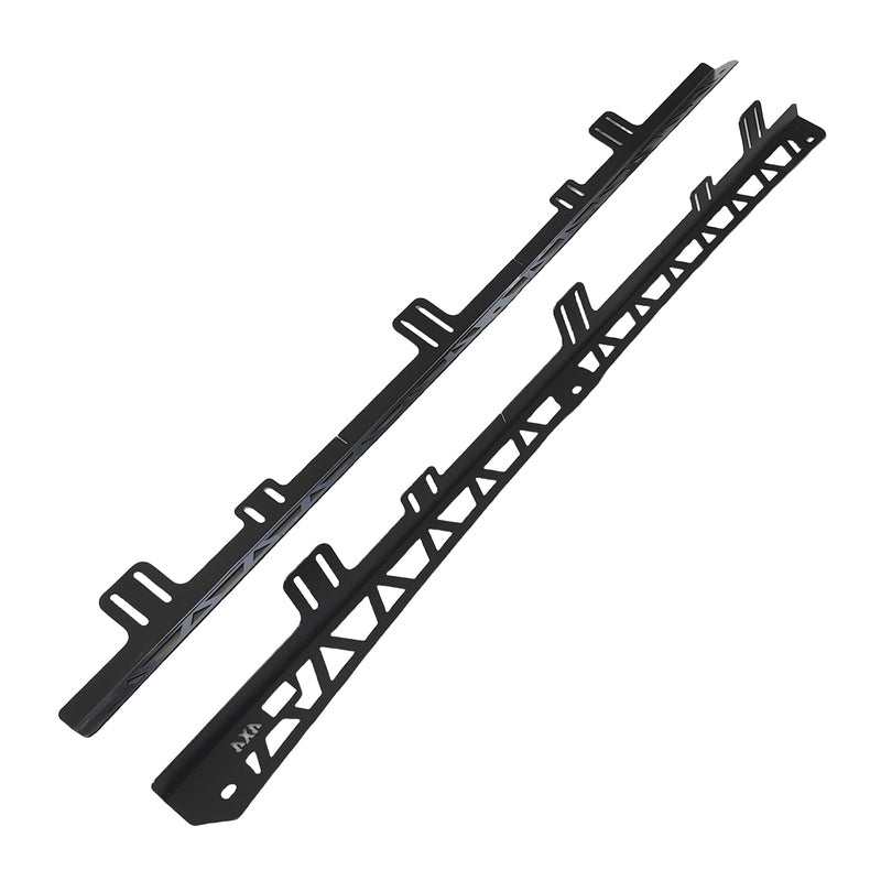 Steel Black Backbone Mount Roof Rack Fit For Mitsubishi Pajero 1999-ON