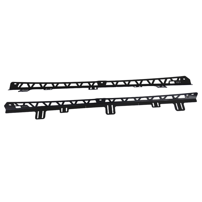 Steel Black Backbone Mount Roof Rack Fit For Mitsubishi Pajero 1999-ON