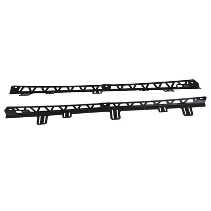 Steel Black Backbone Mount Roof Rack Fit For Mitsubishi Pajero 1999-ON