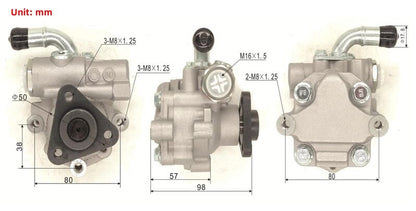Machter Power Steering Pump Fit For Volkswagen VW Touareg 7L6 7LA 7L7 2005-2010 For Audi Q7 4LB CCGA 2008-2014