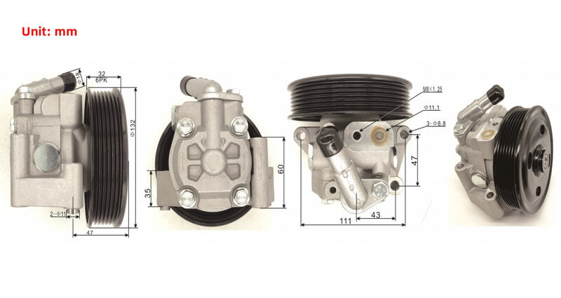 Power Steering Pump Fit For Ford Mondeo MC 2.0L Turbo Petrol 2011-2014