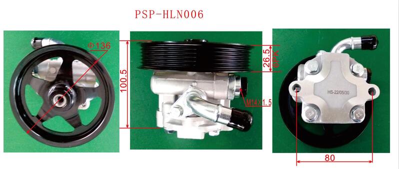 Machter Power Steering Pump With Pulley(136mm) Fit For Holden Commodore VE VZ V6