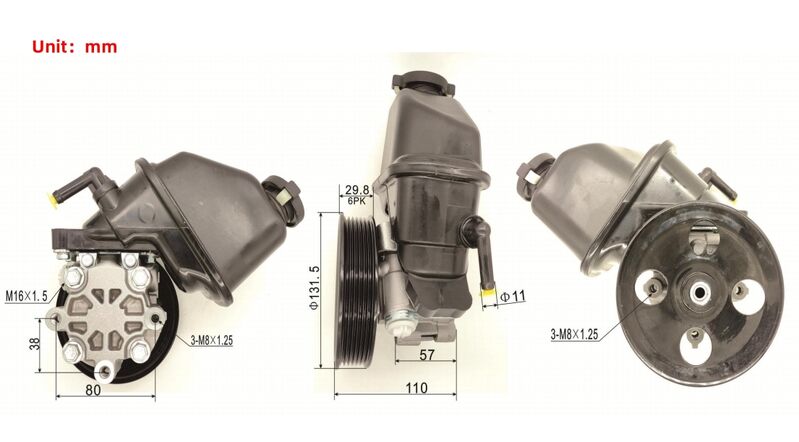 Machter Power Steering Pump Fit For Holden Captiva CG2 2.4L Petrol 2011-2016