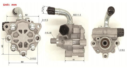 Machter Power Steering Pump Without Belt Pulley Fit For Jeep Commander XK XH Grand Cherokee III WH WK