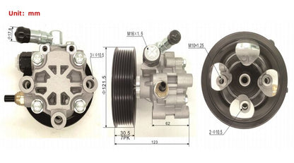 Machter Power Steering Pump With Pulley Fit For Lexus RX350 GSU35R 3.5L V6 2006-2009 44310-48070