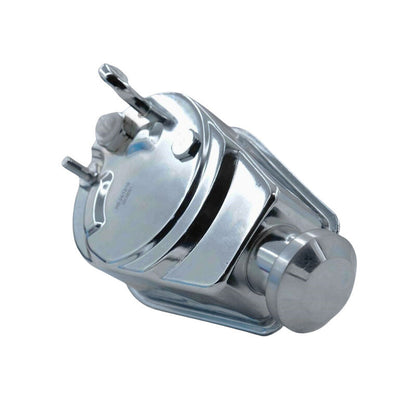 Power Steering Pump Fit For Chevrolet SB BB Saginaw Key Way 5/8 Shaft Chromed