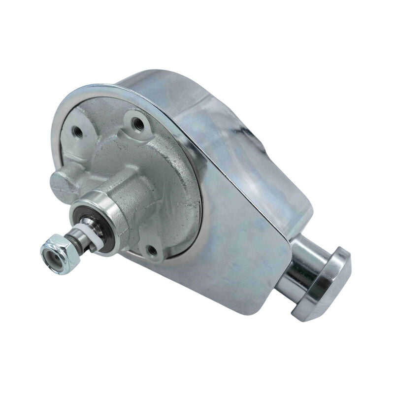 Power Steering Pump Fit For Chevrolet SB BB Saginaw Key Way 5/8 Shaft Chromed