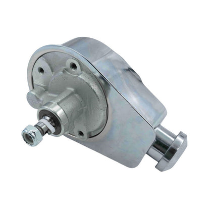 Power Steering Pump Fit For Chevrolet SB BB Saginaw Key Way 5/8 Shaft Chromed