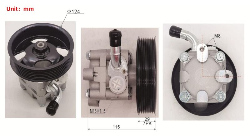 Power Steering Pump With Pulley Fit For Nissan Altima D32 L32 Maxima J32 2.5L 3.5L Murano Z51 2007-2014