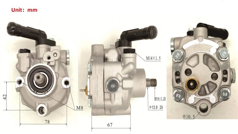 Machter Power Steering Pump Fit For Subaru Impreza WRX STI 2.0L EJ205 2.5L EJ255 2002-2007