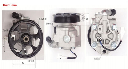 Machter Power Steering Pump With Pulley Fit For Subaru Impreza Liberty BL BP BM BR For ester Outback BR9 Non Turbo Only