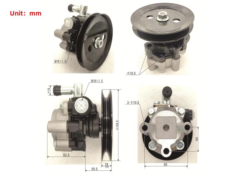 Power Steering Pump Fit For Toyota Hiace H100 LH10 LH11 I4 2.4L 2.8L 3.0L 1990-2004
