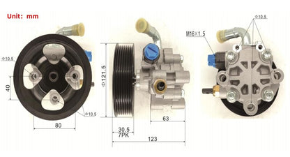 Power Steering Pump Fit For Toyota Camry ACV40 ACV30 RAV4 ACA36 ACA28 2.4L 2AZ-FE